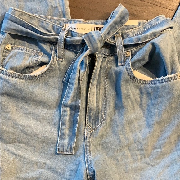 🎀SOLD🎀Light Blue Wide Leg High Rise Jeans 24 - Picture 4 of 6